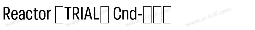 Reactor (TRIAL) Cnd字体转换